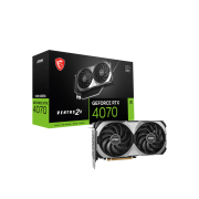 Видеокарта VGA MSI NVIDIA GeForce RTX 4070 VENTUS 2X E1 12G 12GB, GDDR6/192-bit, PCIe 4.0, 1xHDMI 2.1, 3xDP, 2.2-slot 12G