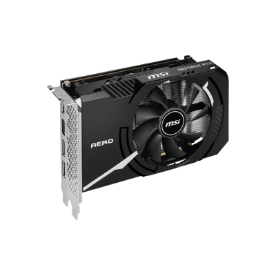 Видеокарта VGA MSI NVIDIA GeForce RTX 4060 AERO ITX 8G OC 8GB, GDDR6/128-bit, PCIe 4.0, 1xHDMI 2.1, 3xDP, 2.2-slot OC