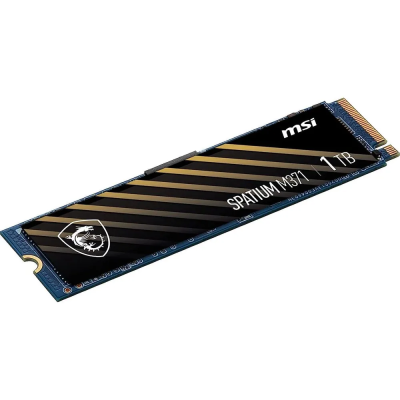 MSI SSD SPATIUM M371, 1000GB, M.2(22x80mm), NVMe, PCIe 3.0 x4, 3D TLC, R/W 2350/1700, IOPs 90 000/280 000, TBW 210, DWPD 0.12 (5 лет) S78-440L870-P83