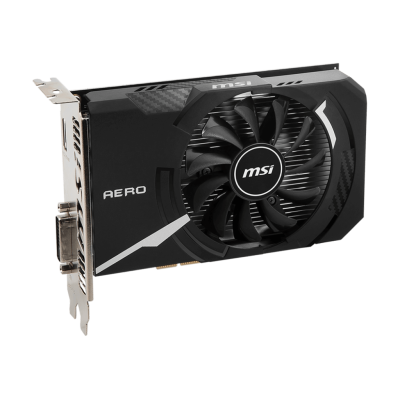 Видеокарта VGA MSI NVIDIA GeForce GT 1030 AERO ITX 4GD4 OC 4GB, DDR4/64-bit, PCIe 3.0, 1xHDMI 2.0, 1xDVI-D, 2-slot OC