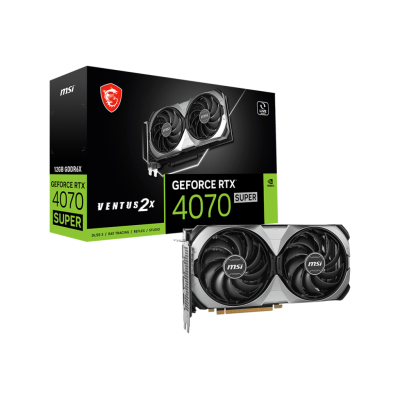 Видеокарта VGA MSI NVIDIA GeForce RTX 4070 Ti SUPER 16G VENTUS 2X 16GB, GDDR6X/256-bit, 1xHDMI 2.1, 3xDP, 2.6-slot 2X