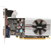 Видеокарта VGA MSI NVIDIA GeForce 210 1GB, DDR3/64-bit, PCIe 2.0, 1xD-Sub, 1xDVI-D, 1xHDMI 2.0, 1-slot N210-1GD3 / LP