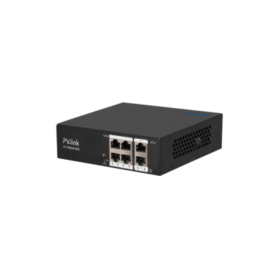 PV-POE04F2WD - 4xPoE 10/100 Мбит/c, 2xLAN 10/100 Мбит/c, бюджет PoE 65 Вт, 250 м