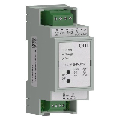 Модуль бесперебойного питания 12 или 24 В ПЛК W. ONI PLC-W-EMP-UPS2