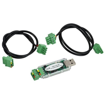 Преобразователь интерфейсов USB-RS485 ПЛК W. ONI PLC-W-ACS-MBRTU-USB