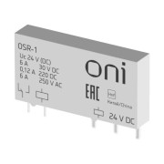 Реле ультратонкое OSR 1C 24В DC ONI OSR-1