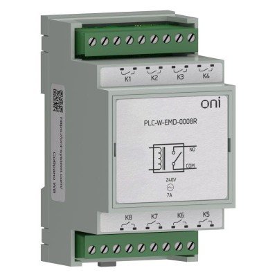 Расширение 8 DO 230В AC ПЛК W. ONI PLC-W-EMD-0008R