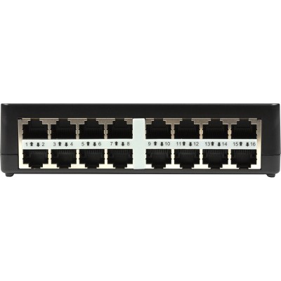 Коммутатор Unmanaged Switch 16x100Base-TX, plastic case