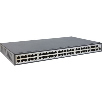 Коммутатор Managed L3 Switch 48x1000Base-T, 6x10GBase-X SFP+, RJ45 Console, 19''