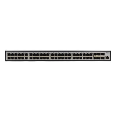 Коммутатор Managed L3 Switch 48x1000Base-T PoE, 6x10GBase-X SFP+, PoE Budget 370W, RJ45 Console, 19''