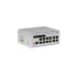 Коммутатор Managed L2 Industrial Fast Ring Switch 8x1000Base-T PoE, 4xCombo 1000Base-T/SFP, PoE Budget 185W, Surge 4KV, -40 to 75°C