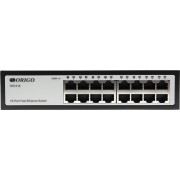 Коммутатор Unmanaged Switch 16x100Base-TX, metal case