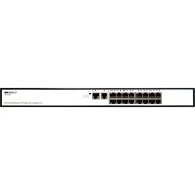 Коммутатор Unmanaged Switch 16x100Base-TX PoE, 2x1000Base-T, PoE Budget 190W, Long-range PoE up to 250m, 19''