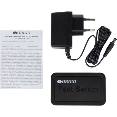 Коммутатор Unmanaged Switch 5x100Base-TX, plastic case