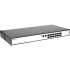 Коммутатор Unmanaged Switch 16x100Base-TX PoE, 2x1000Base-T, PoE Budget 190W, Long-range PoE up to 250m, 19''