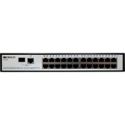 Коммутатор Unmanaged Switch 24x100Base-TX, 1xCombo 1000Base-T/SFP, metal case, 19''