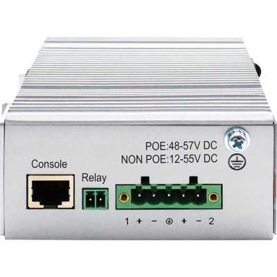 Коммутатор Managed L2 Industrial Fast Ring Switch 4x1000Base-T PoE, 2x1000Base-X SFP, PoE Budget 60W, Surge 4KV, -40 to 75°C