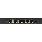 Коммутатор Unmanaged Switch 6x100Base-TX (4x100Base-TX PoE), PoE Budget 60W, Long-range PoE up to 250m, metal case