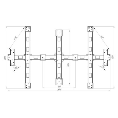 Рама монтажная PERCo-RF20 PERCo