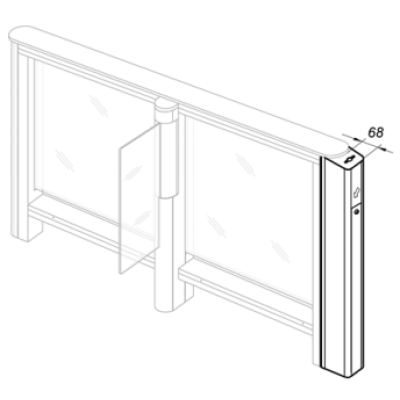 Картоприемник PERCo-FP01C PERCo