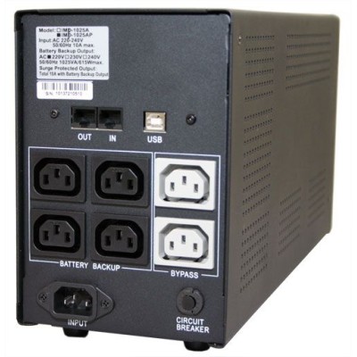 Источник бесперебойного питания (3 кабеля) Powercom IMP-1025AP