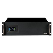 Источник бесперебойного питания Powercom King Pro RM KIN-3000AP LCD 2400Вт 3000ВА черный UPS Powercom King Pro RM KIN-3000AP LCD 2400W 3000Va black