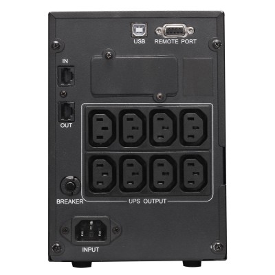 Источник бесперебойного питания Powercom Smart King Pro+ SPT-1000 LCD 800Вт 1000ВА черный UPS Powercom Smart King Pro+ SPT-1000 LCD 800W 1000Va black