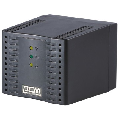 Стабилизатор напряжения Powercom TCA-1200 Black Tap-Change, 600W