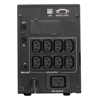 Источник бесперебойного питания Powercom Smart King Pro+ SPT-3000 LCD 2400Вт 3000ВА черный UPS Powercom Smart King Pro+ SPT-3000 LCD 2400W 3000Va black