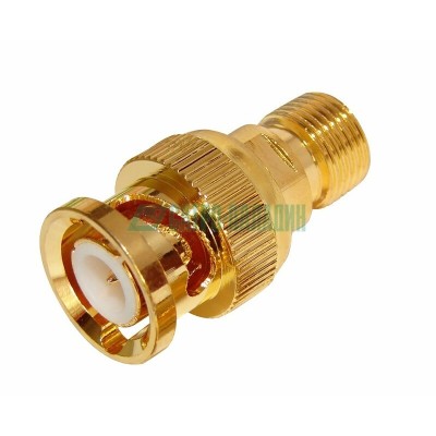 05-3201-5 ∙ Переход гнездо F - штекер BNC GOLD PROCONNECT ∙ кратно 50 шт