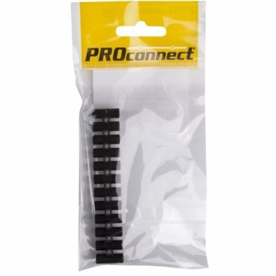 07-5006-2-9 ∙ Колодка клеммная КВ-6 PROconnect, 6А, 6 мм², PP (полипропилен), черная, индивидуальная упаковка, 1 шт.