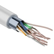 01-0142-3-50 ∙ Кабель витая пара омедненный, F/UTP, Cat.5e, PVC, 4PR, 24AWG, Indoor, Solid, серый, 50м , PROconnect