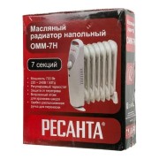 Радиатор масляный 7 секц. 700Вт ОММ- 7Н Ресанта 67/3/1