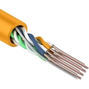 01-0049 ∙ Кабель витая пара U/UTP, Cat.5e, ZH нг(А)-HF, 4PR, 24AWG, Indoor, SOLID, оранжевый, 305м, Rexant