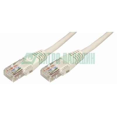 18-1011 ∙ Патч-корд U/UTP, категория 5e, RJ45-RJ45, неэкранированный, PVC серый, 20 м Rexant ∙ кратно 5 шт