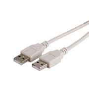 18-1144 ∙ Кабель (шт. USB A - шт. USB A) 1.8 метра, серый REXANT ∙ кратно 10 шт
