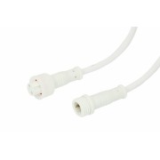 Шнур11-9320 ∙ Соединительный кабель (2pin) герметичный (IP67) 2х0.35 мм² белый REXANT