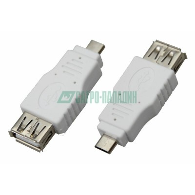 18-1173 ∙ Переходник гнездо USB-A (Female)-штекер microUSB (Male) REXANT ∙ кратно 50 шт