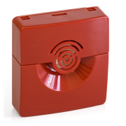 Оповещатель охранно-пожарный звуковой ОПОП 2-35 12В (Красный) Рубеж