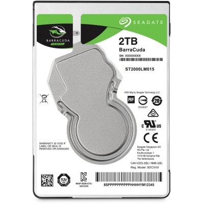 Жесткий диск HDD Seagate SATA 2Tb 2.5"" 7mm 5400 128Mb 1 year warranty