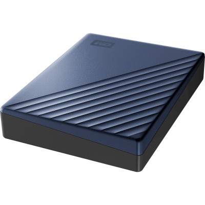 Внешние HDD и SSD Portable HDD 5TB WD My Passport ULTRA (Blue), USB-C/USB 3.2 Gen1, 110x82x21mm, 230g /12 мес./ WDBFTM0050BBL-WESN