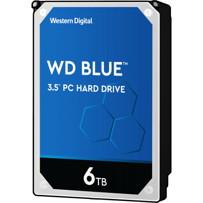 Жесткий диск HDD WD SATA3 6Tb Blue 5400 256Mb 3.5"" 1 year warranty WD60EZAZ