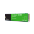 Твердотельный накопитель WD SSD Green SN350 NVMe, 500GB, M.2(22x80mm), NVMe, PCIe 3.0 x4, 3D TLC, R/W 2400/1650MB/s, IOPs 250 000/170 000, TBW 60, DWPD 0.1 (12 мес.) WDS500G2G0C