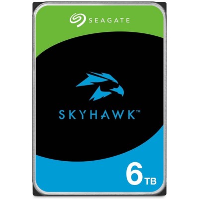 Жесткий диск HDD Seagate SATA3 6Tb SkyHawk 5400 256Mb 1 year warranty