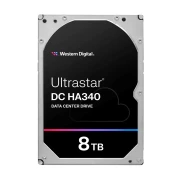 Жесткий диск HDD WD SATA Server 8Tb Ultrastar DC HA340 7200 6Gb/s 256MB (replacement HUS728T8TALE6L4, HUH721008ALE604) (WUS721208BLE604)