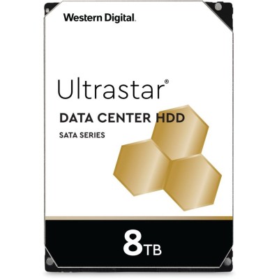 Жесткий диск HDD WD SATA Server 8Tb Ultrastar 7200 6Gb/s 256MB 1 year warranty HUS728T8TALE6L4