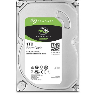 Жесткий диск HDD Seagate SATA3 1Tb Barracuda Guardian 7200 64Mb 1 year warranty