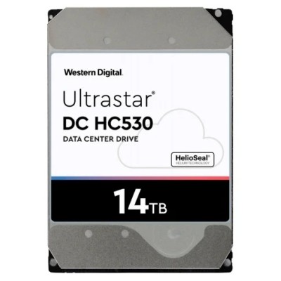 Жесткий диск HDD HGST SATA Server 14Tb Ultrastar DC HC530 7200 6Gb/s 512MB 1 year warranty WUH721414ALE6L4