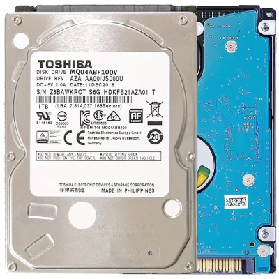 Жесткий диск HDD Toshiba SATA3 1Tb 2.5" (SMR) 5400 128Mb (replacement WD10JUCT, HDWV110UZSVA, ST1000VX005, WD11PURZ, ST1000DM003)