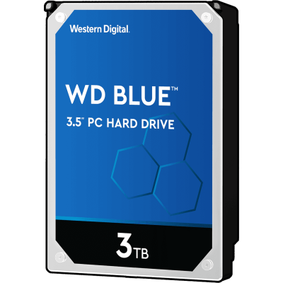 Жесткий диск HDD WD SATA3 3Tb Blue 5400 64Mb 1 year warranty WD30EZRZ